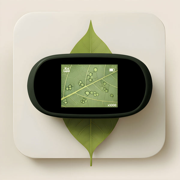 Fernglas und Mikroskop – Grün