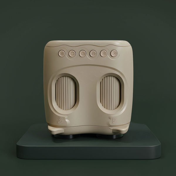 Fernglas und Mikroskop – Beige