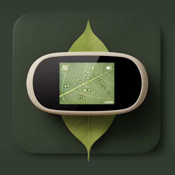 Fernglas und Mikroskop – Beige