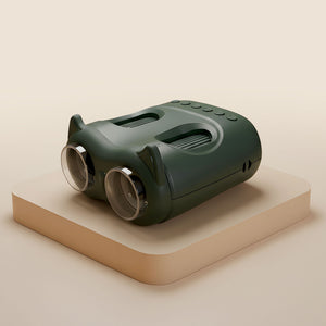 Fernglas und Mikroskop – Grün