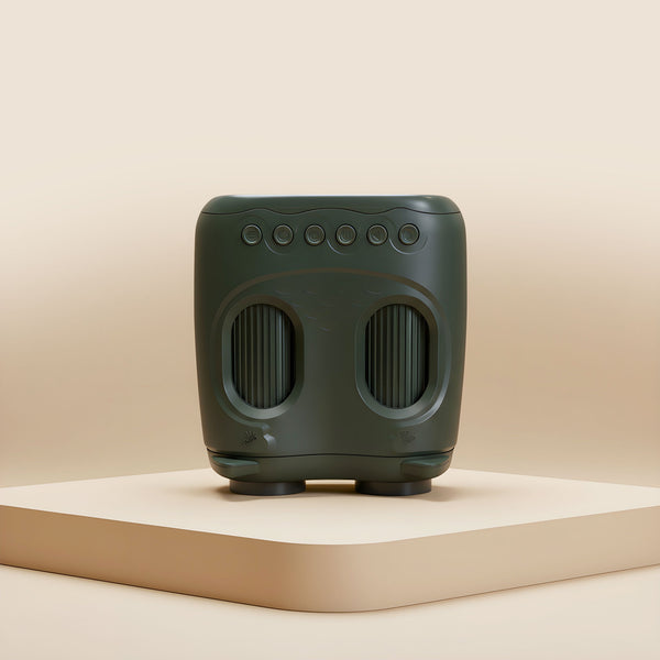 Fernglas und Mikroskop – Grün