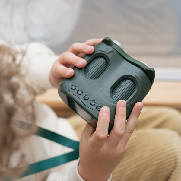 Fernglas und Mikroskop – Beige