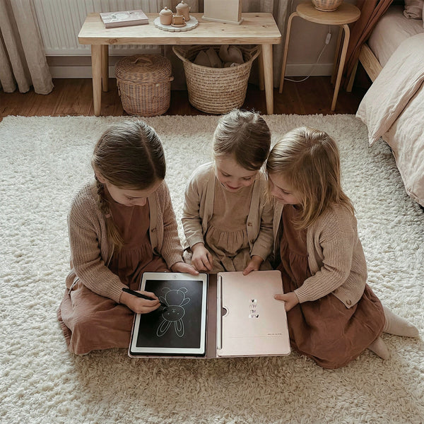 Tablet Graficzny z kartami pracy do rysowania - KidBook - Rabbit