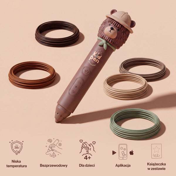 KidPen - Długopis 3D - Bear